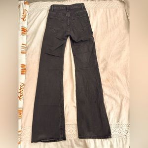 H&M Long High Waisted Black Jeans